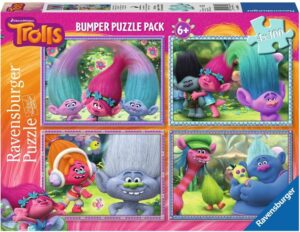 Пъзел Ravensburger от 4 x 100 части - Тролчетата