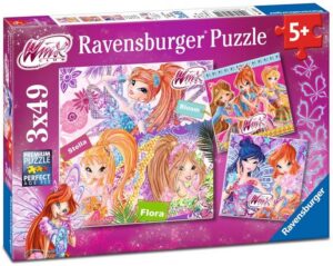 Пъзел Ravensburger от 3 x 49 части - Winx