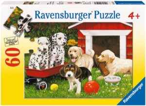 Пъзел Ravensburger от 60 части - Малки кученца