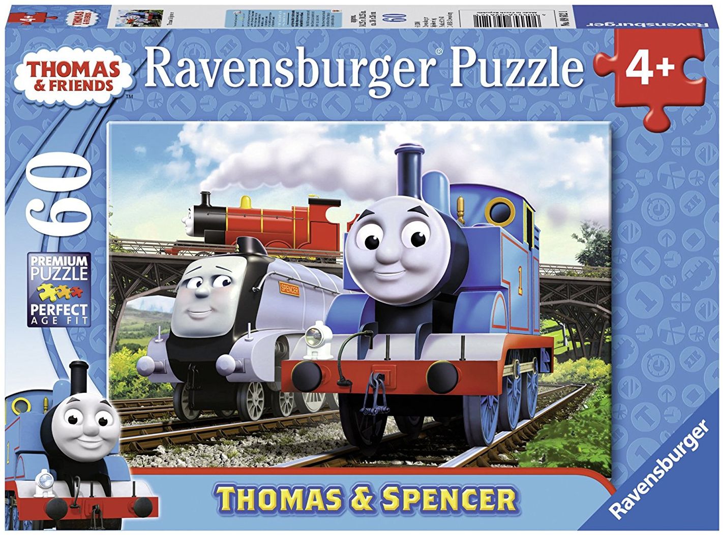 Пъзел Ravensburger от 60 части - Томас и Спенсър, Томас и приятели