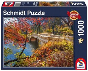 Пъзел Schmidt от 1000 части - Разходка в Central Park, Ню Йорк