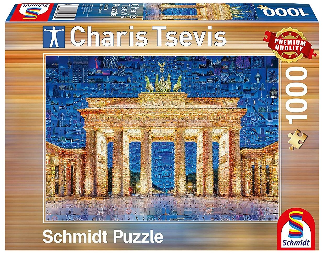 Пъзел Schmidt от 1000 части - Берлин, Харис Цевис