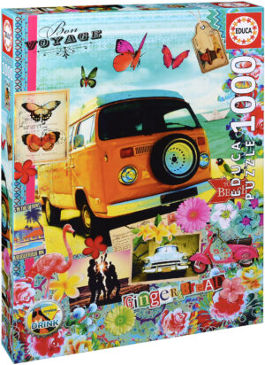 Пъзел Educa от 1000 части - Приятен път