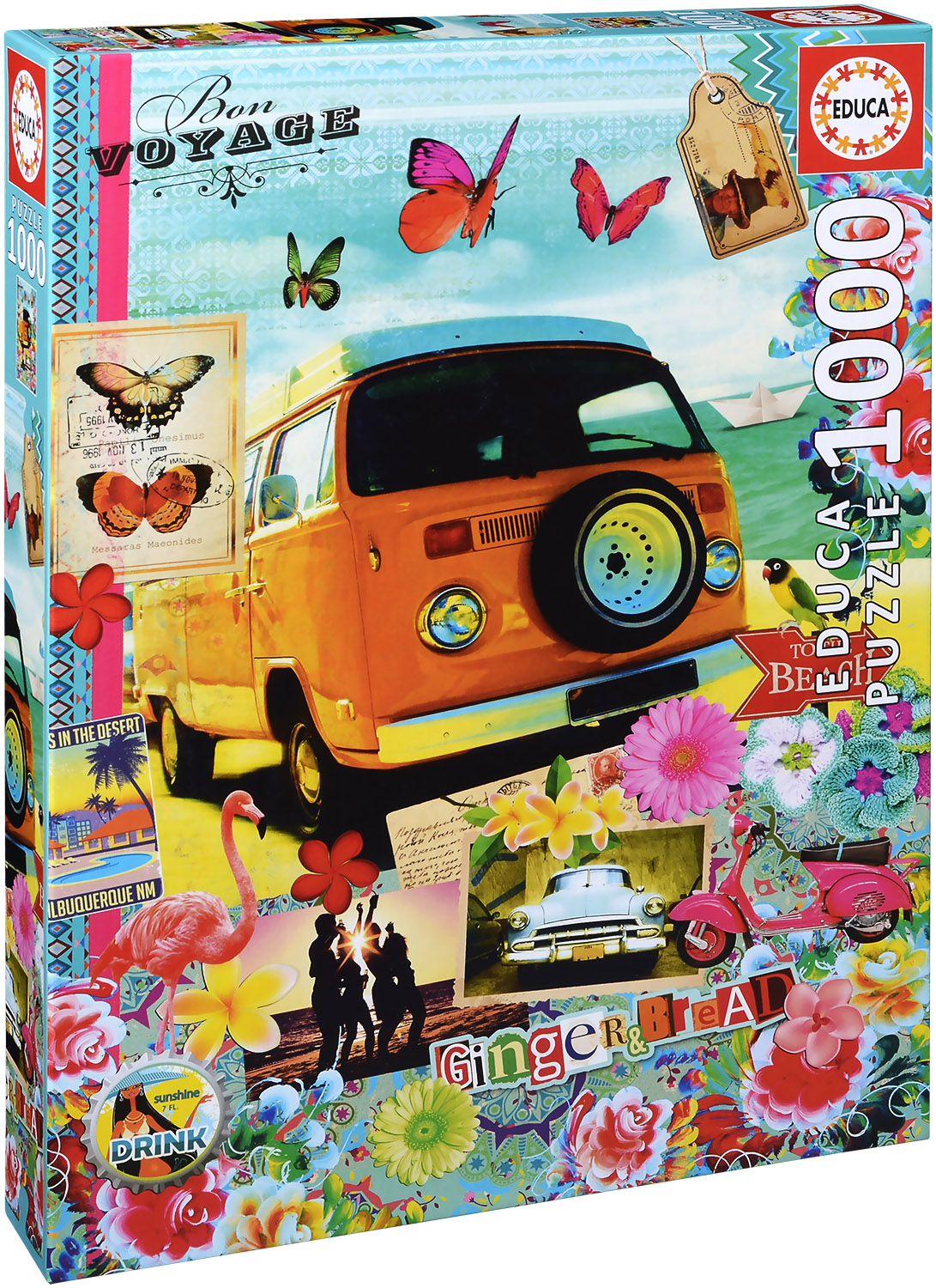 Пъзел Educa от 1000 части - Приятен път