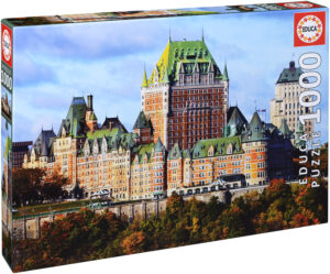 Пъзел Educa от 1000 части - Замъкът Фронтенак, Канада