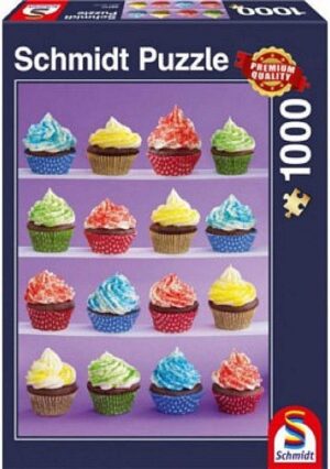 Пъзел Schmidt от 1000 части - Изкушение с кексчета