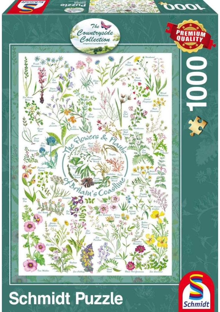 Пъзел Schmidt от 1000 части - Цветя и растения