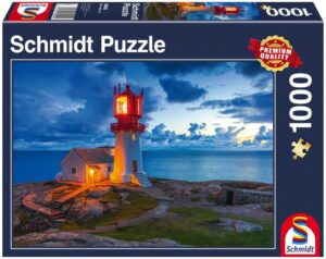 Пъзел Schmidt от 1000 части - Фар по залез