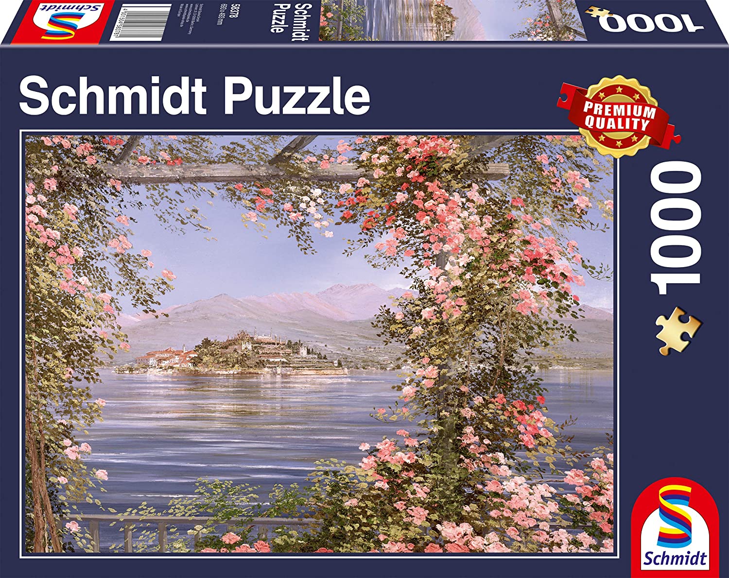 Пъзел Schmidt от 1000 части - Средиземноморски остров