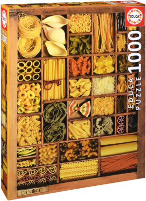 Пъзел Educa от 1000 части - Паста за всеки вкус