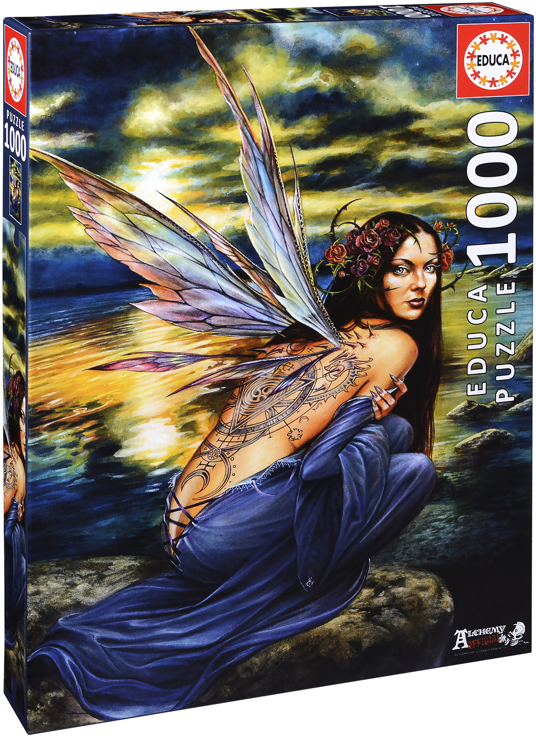 Пъзел Educa от 1000 части - Нимфата Силундине
