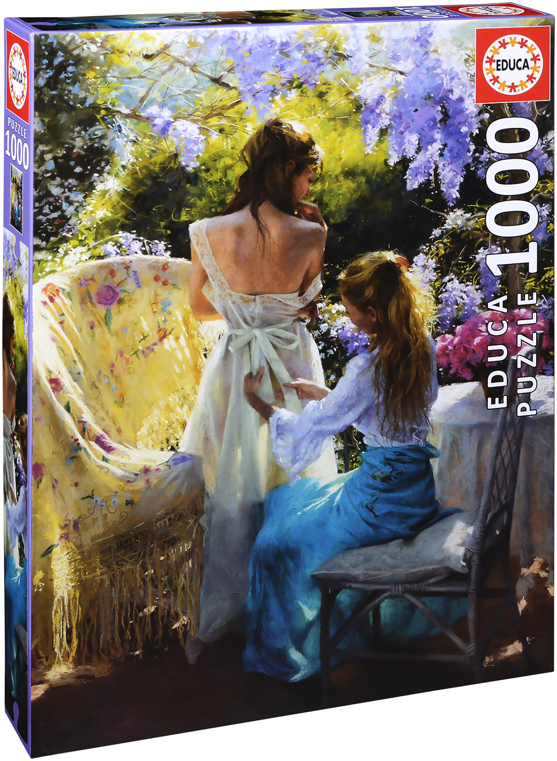Пъзел Educa от 1000 части - Пролет, Винсенте Ромеро