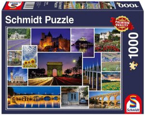 Пъзел Schmidt от 1000 части - Пътуване до Франция