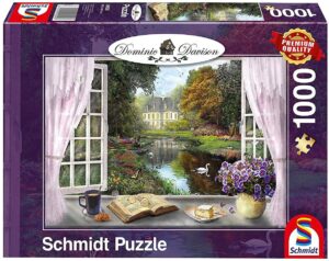 Пъзел Schmidt от 1000 части - Гледка към Кралските градини, Доминик Дейвисън