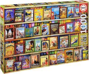 Пъзел Educa от 1000 части - Наръчници за пътешествия