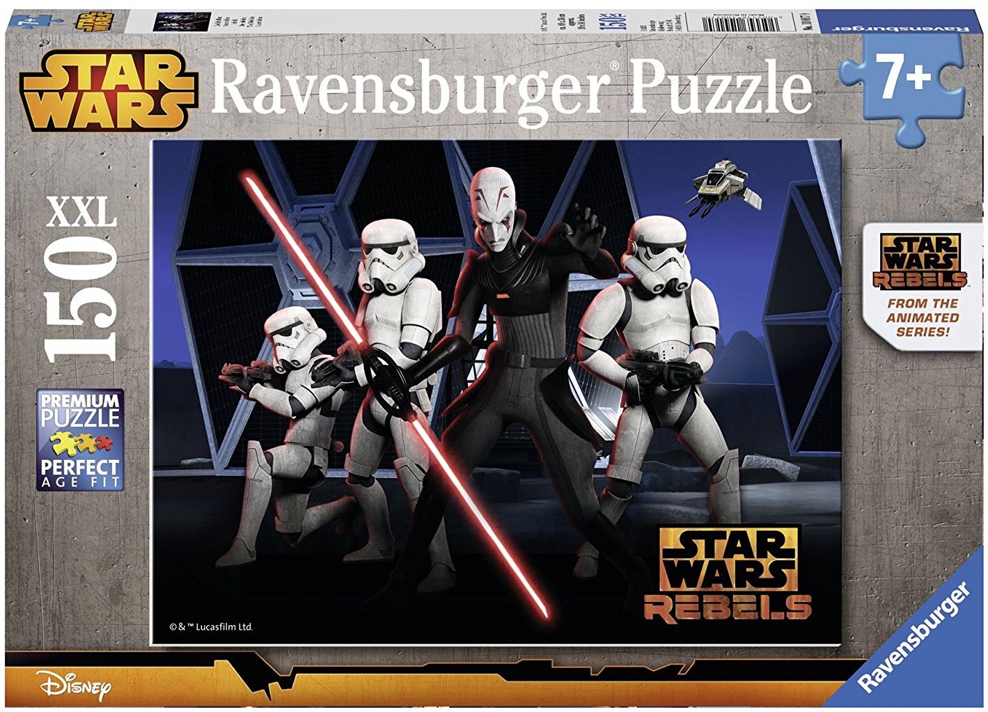 Пъзел Ravensburger от 150 XXL части - Междузвездни войни: Бунтът