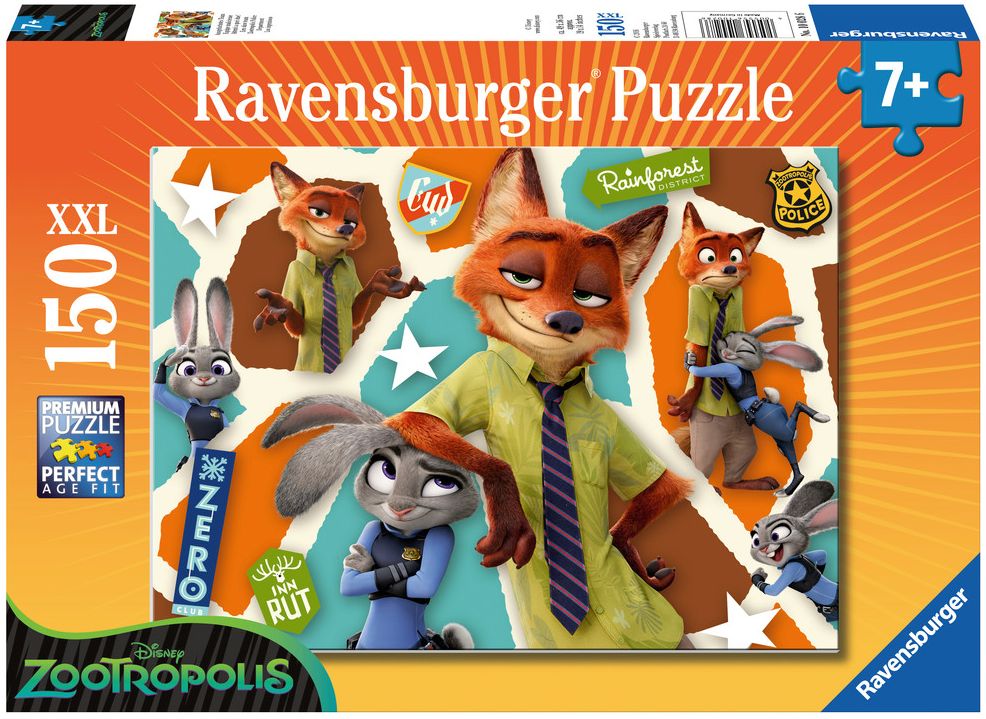 Пъзел Ravensburger от 150 XXL части - Зоотрополис