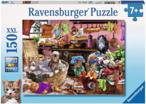 Пъзел Ravensburger от 150 XXL части - Котки в кухнята