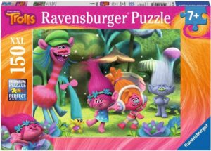 Пъзел Ravensburger от 150 XXL части - Светът на Тролчетата