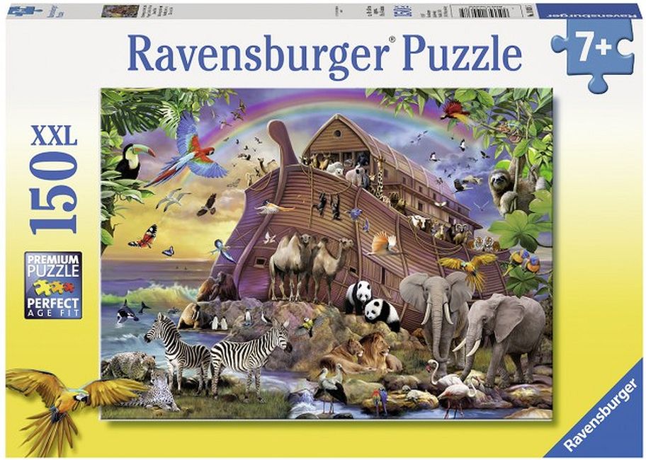 Пъзел Ravensburger от 150 XXL части - Качване на Ноевия ковчег