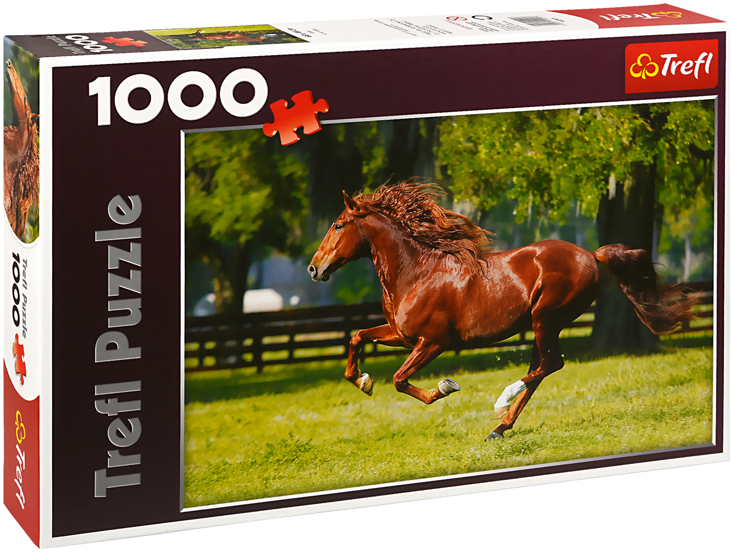 Пъзел Trefl от 1000 части - В галоп