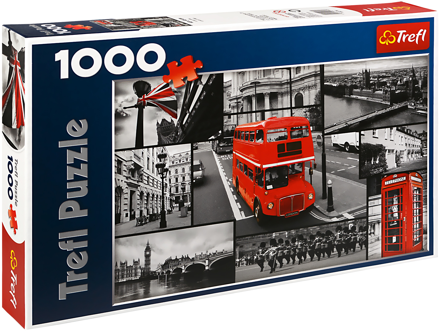 Пъзел Trefl от 1000 части - Колаж, Лондон