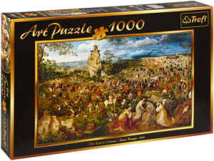 Пъзел Trefl Art от 1000 части - Пътят към Голгота, Питер Брюгел