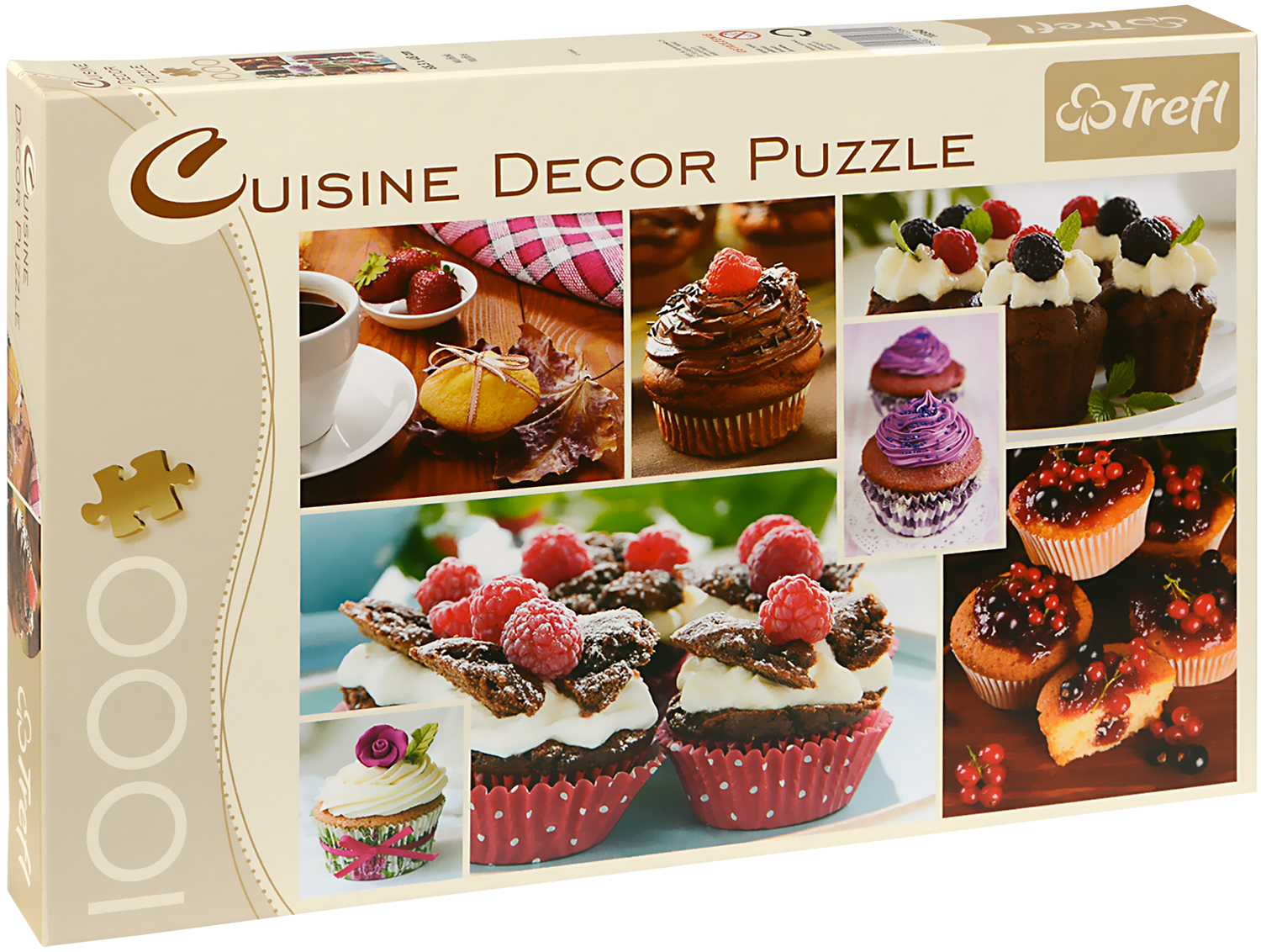 Пъзел Trefl от 1000 части - Мъфини