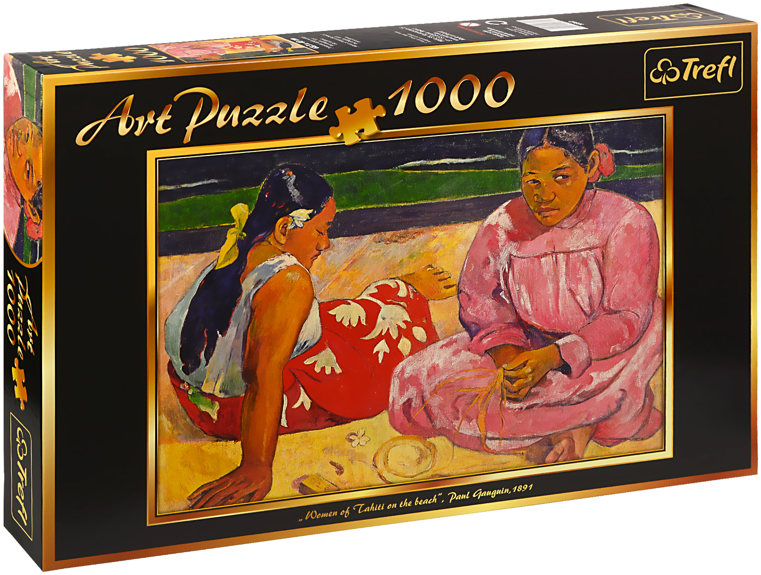 Пъзел Trefl от 1000 части - Таитянки на плажа