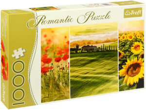 Пъзел Trefl от 1000 части - Романтика, Слънчева Тоскана