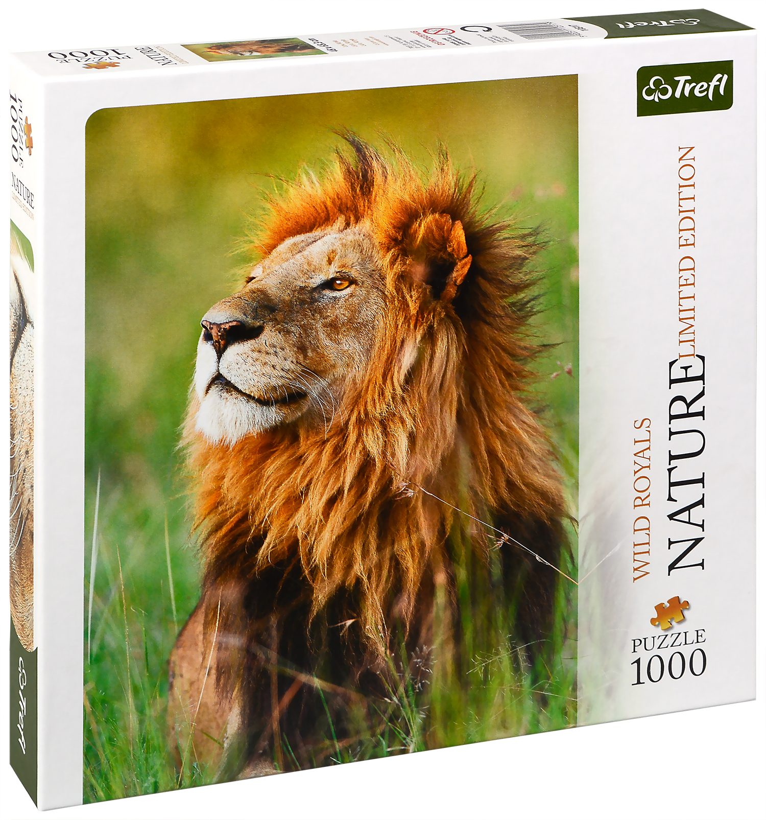 Пъзел Trefl от 1000 части - Дивите крале, Лъв