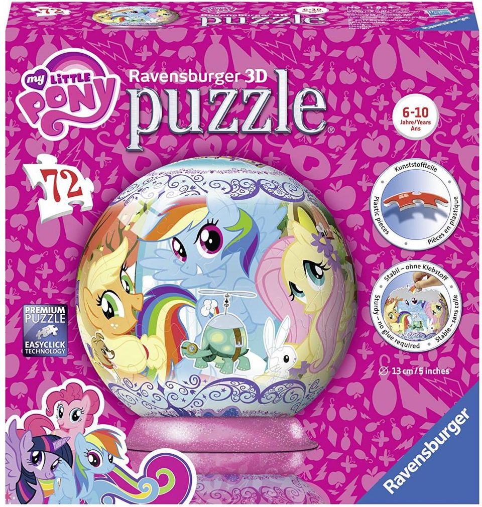 3D Пъзел Ravensburger от 72 части - Моето малко пони