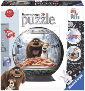 3D Пъзел Ravensburger от 108 части - Сами вкъщи