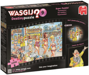 Пъзел-загадка Jumbo от 1000 части - Супер модели