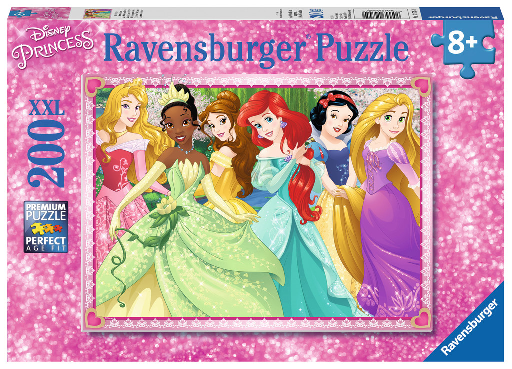 Пъзел Ravensburger от 200 XXL части - Дисни принцеси