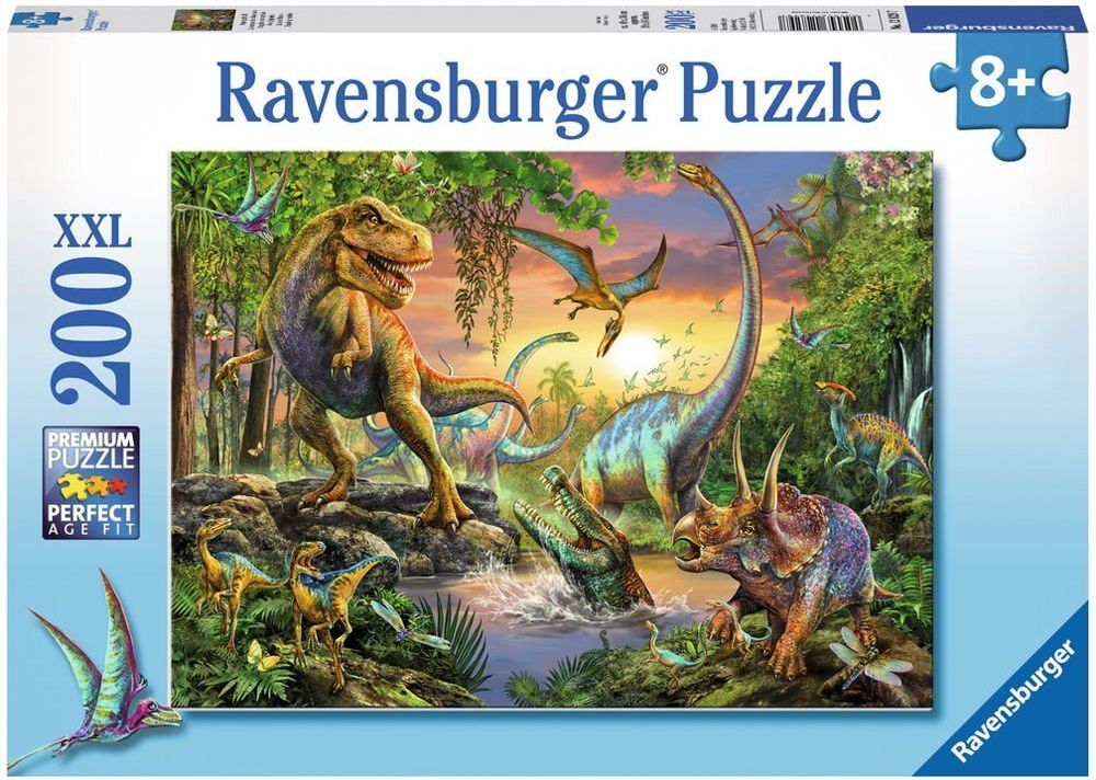 Пъзел Ravensburger от 200 XXL части - Динозаври