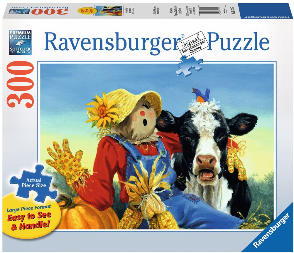 Пъзел Ravensburger от 300 XXL части - Дует в хамбара