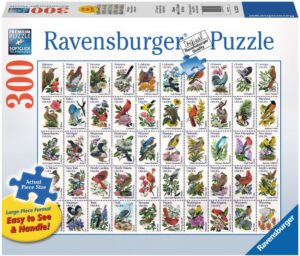 Пъзел Ravensburger от 300 XXL части - Марки с птици