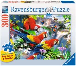 Пъзел Ravensburger от 300 XXL части - Тропически птици