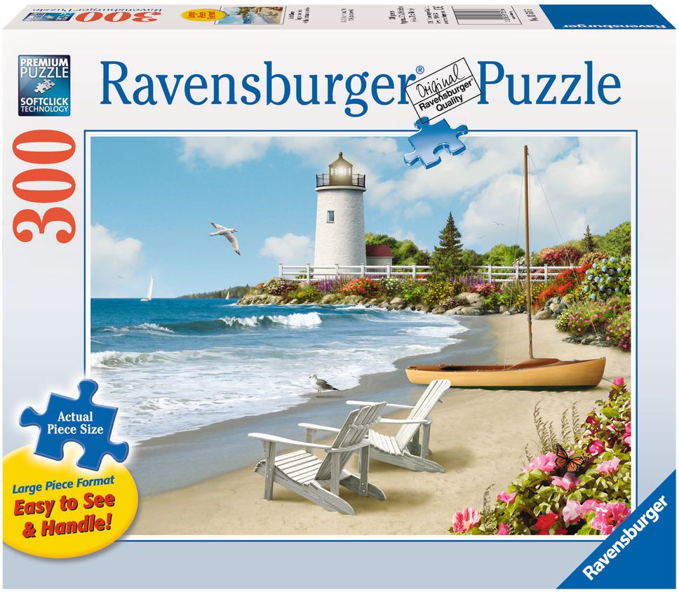 Пъзел Ravensburger от 300 XXL части - Слънчев морски бряг