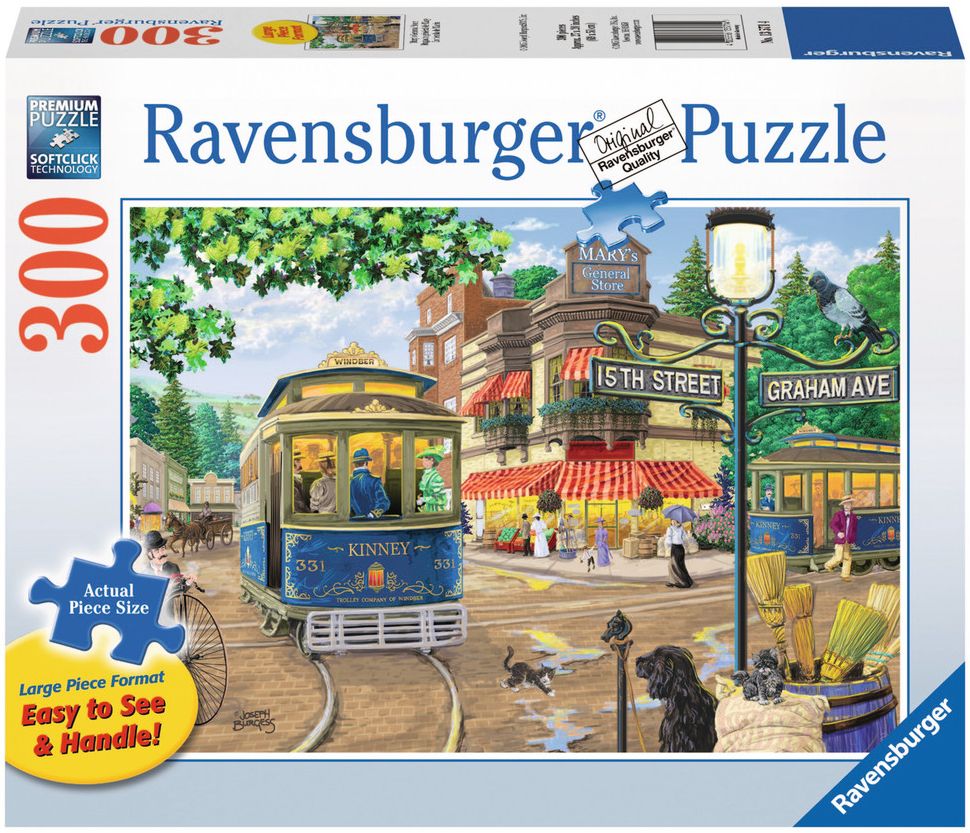 Пъзел Ravensburger от 300 XXL части - Магазинът на Мери, Джозеф Бърджис