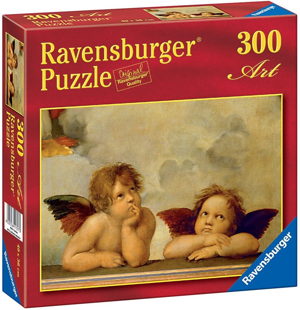 Пъзел Ravensburger от 300 части - Херувими, Рафаело Санцио