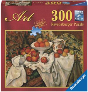 Пъзел Ravensburger от 300 части - Натюрморт с портокали и ябълки, Пол Сезан