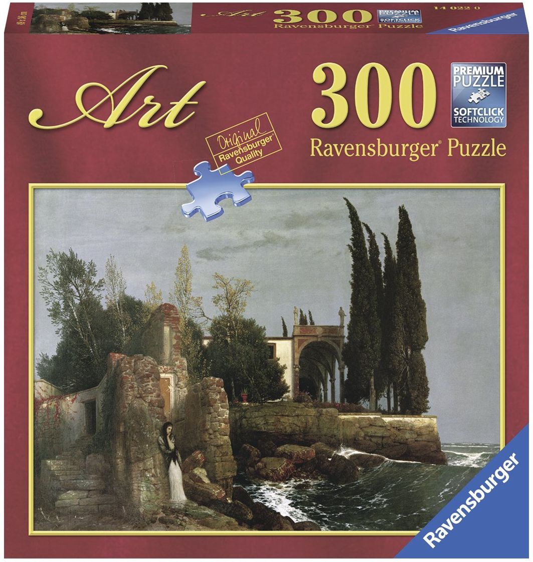 Пъзел Ravensburger от 300 части - Вила край морето, Арнолд Бьоклин