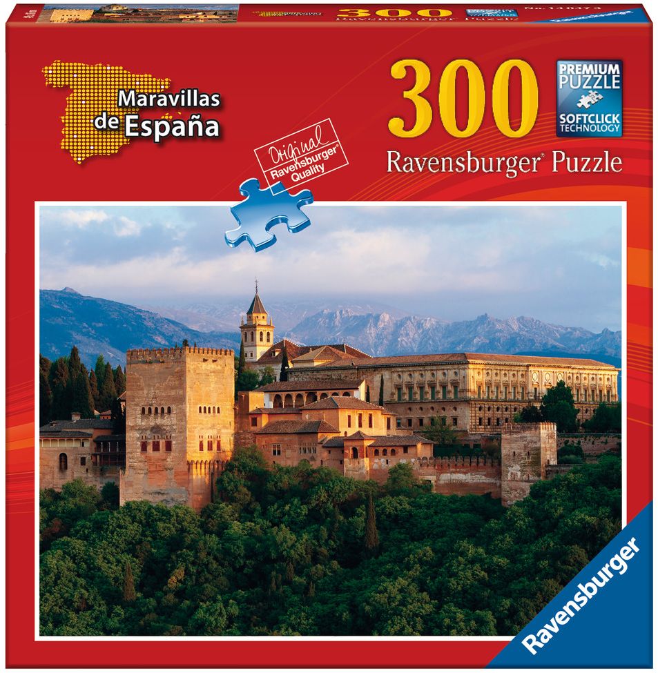 Пъзел Ravensburger от 300 части - Алхамбра, Гранада