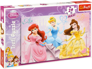 Пъзел Trefl от 24 макси части - Радостни Принцеси