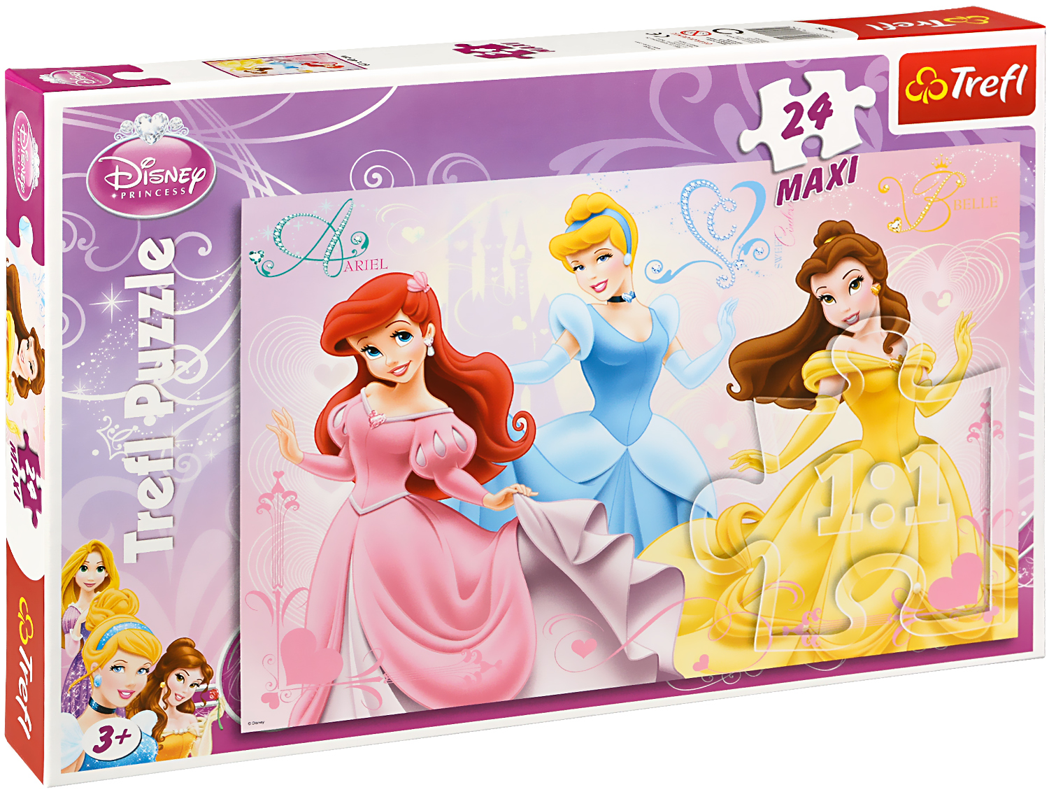 Пъзел Trefl от 24 макси части - Радостни Принцеси