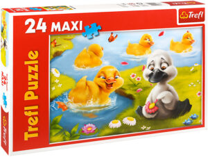 Пъзел Trefl от 24 макси части - Грозното пате
