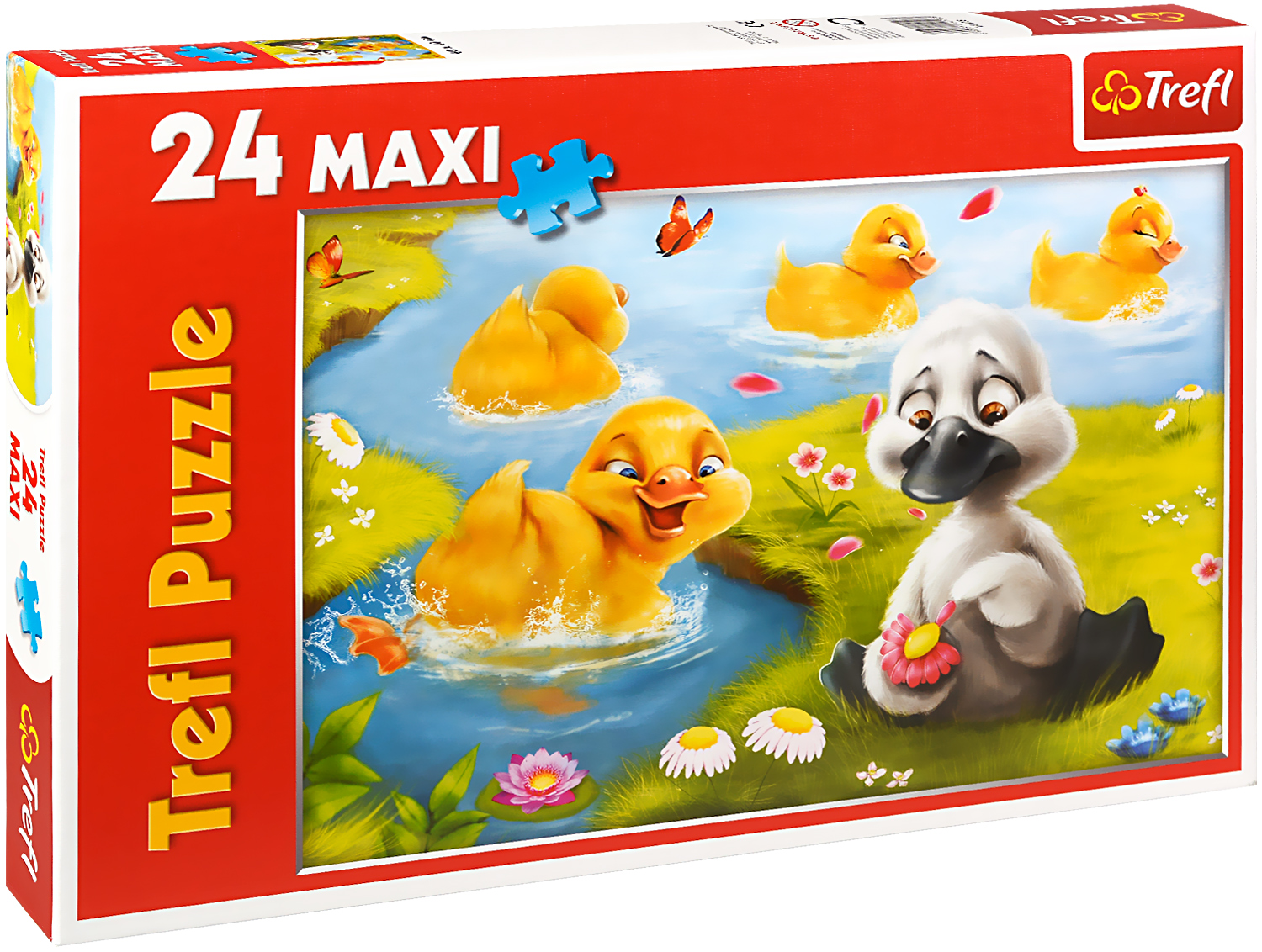 Пъзел Trefl от 24 макси части - Грозното пате