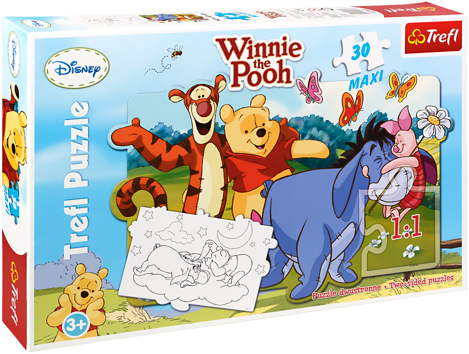 Пъзел Trefl от 30 макси части - Приключенията на Мечо Пух
